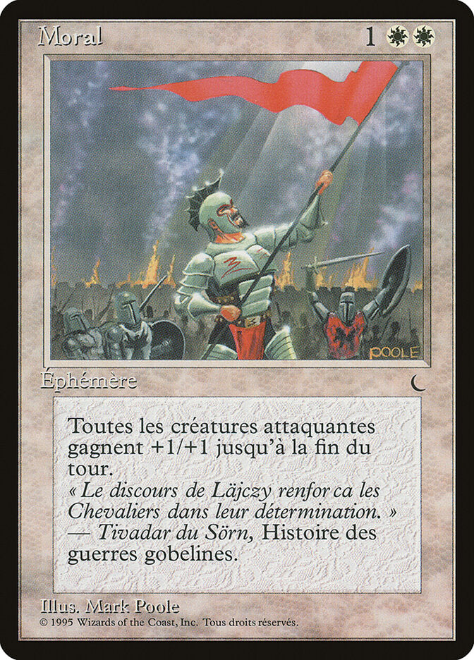 Morale (French) - "Moral"