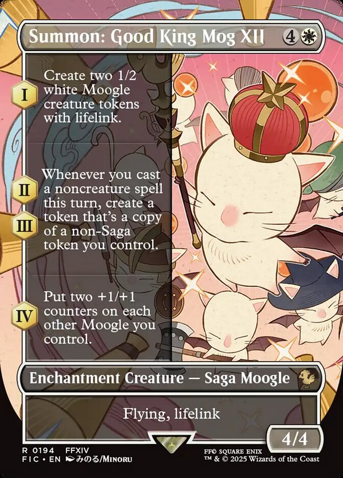 Summon: Good King Mog XII (Borderless)