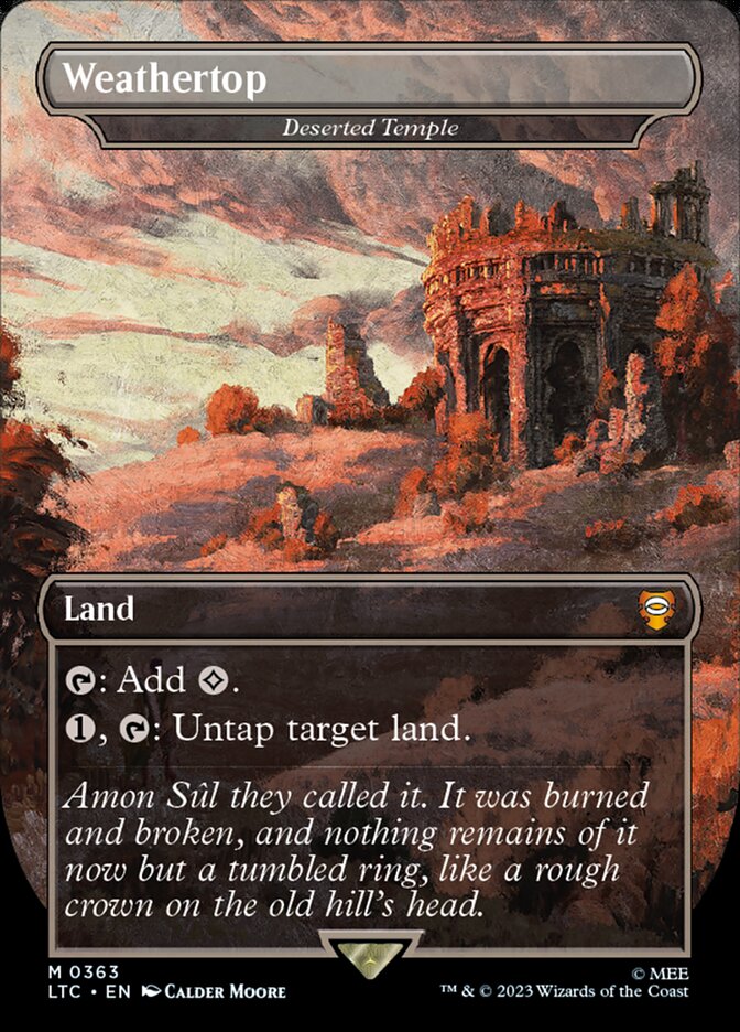 Weathertop - Deserted Temple