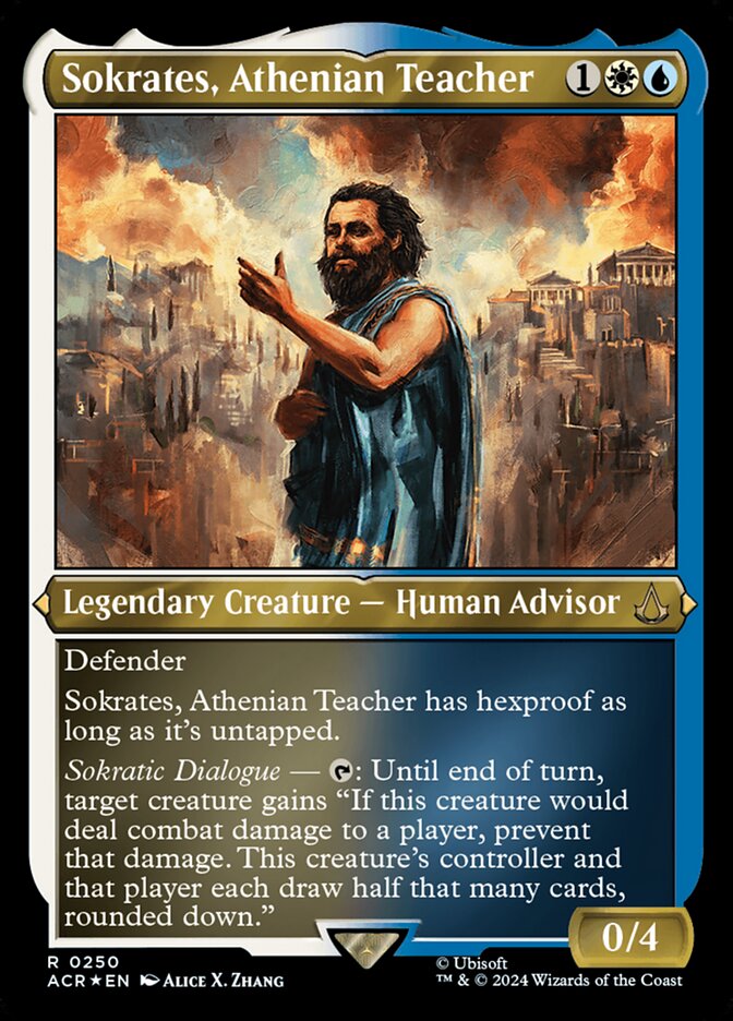 Sokrates, Athenian Teacher (Foil Etched)
