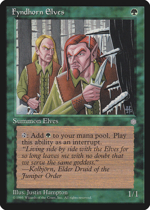 Fyndhorn Elves - Magic: The Gathering