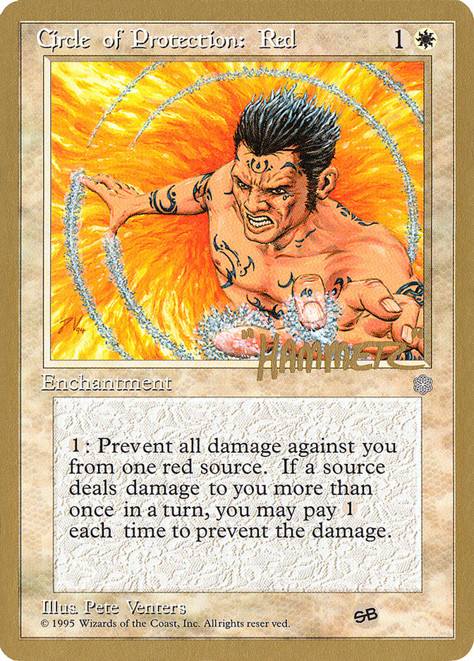 Circle of Protection: Red - 1996 Shawn "Hammer" Regnier (ICE) (SB)