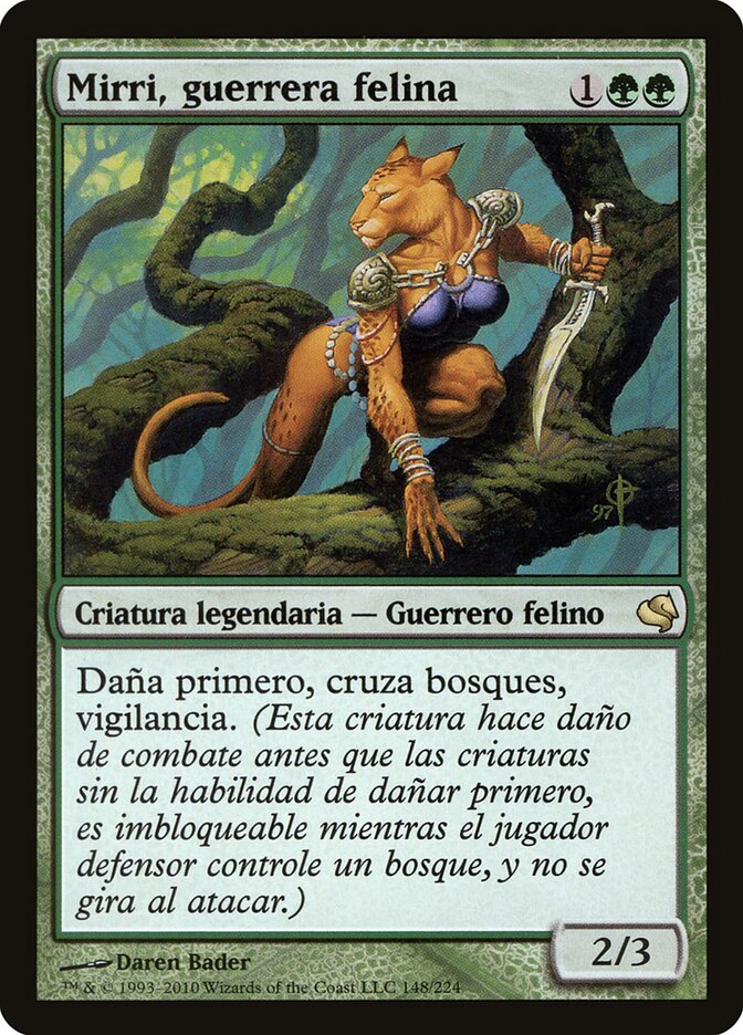 Mirri, Cat Warrior (Spanish) - "Mirri, guerrera felina"