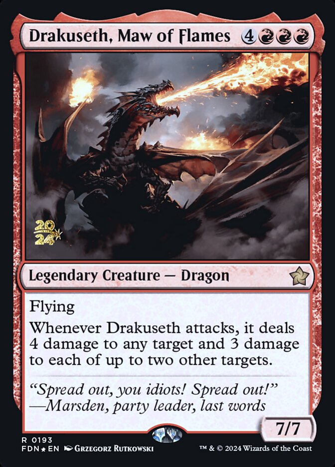 Drakuseth, Maw of Flames (FDN)