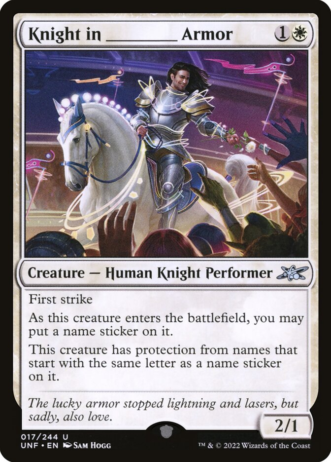 Knight in _______ Armor