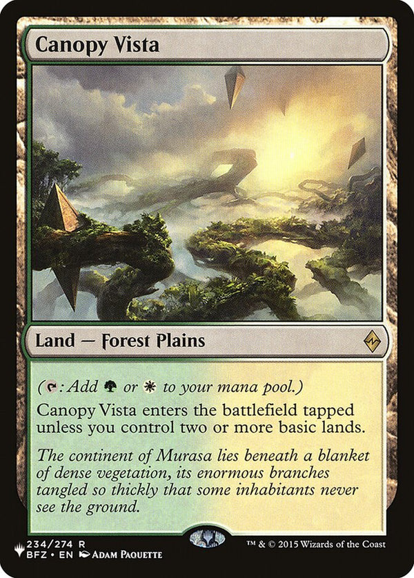 Canopy Vista - Magic: The Gathering