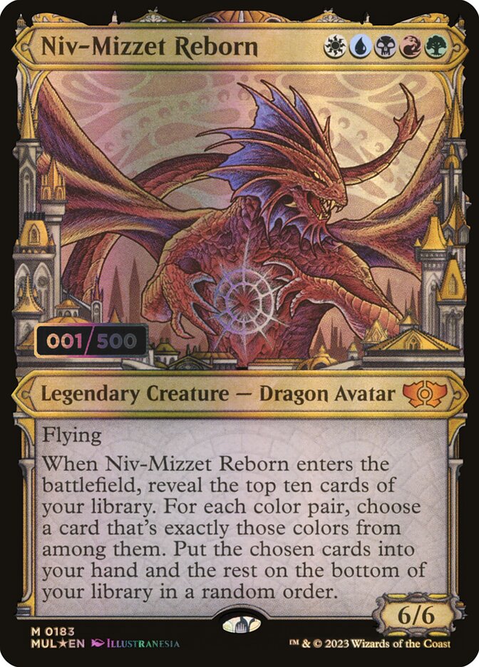 Niv-Mizzet Reborn (Serial Numbered)