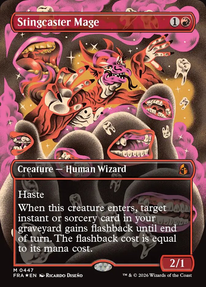 Stingcaster Mage (Borderless) (0447)