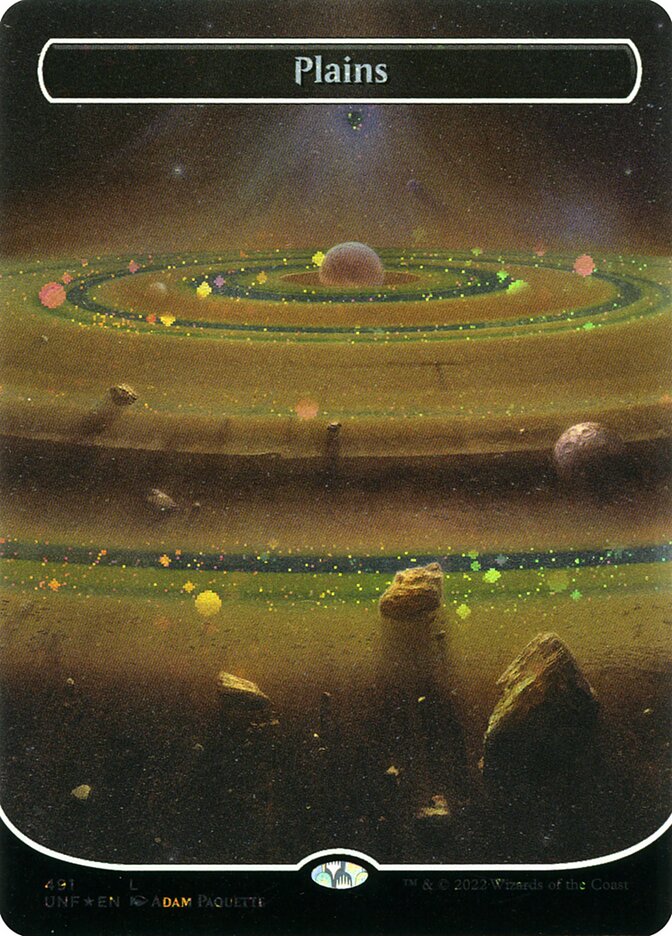Plains (491) (Borderless) (Galaxy Foil)