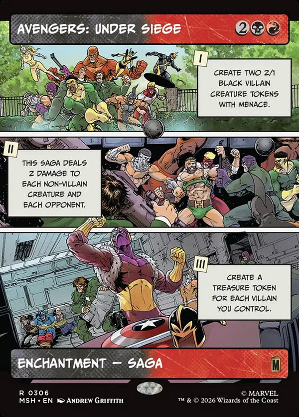 Avengers: Under Siege (Borderless) - Magic: The Gathering