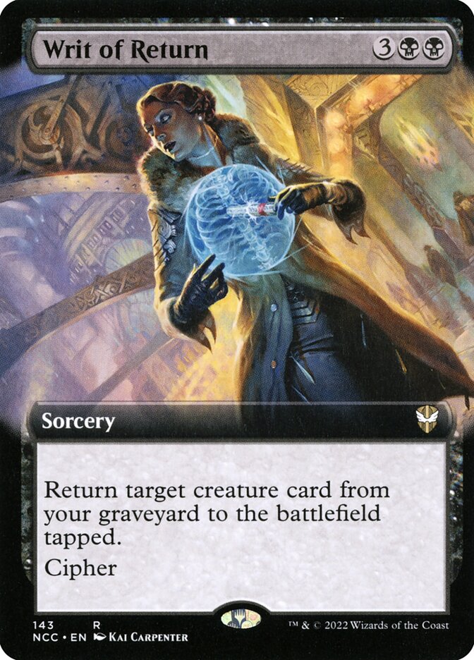 Writ of Return (Extended Art)
