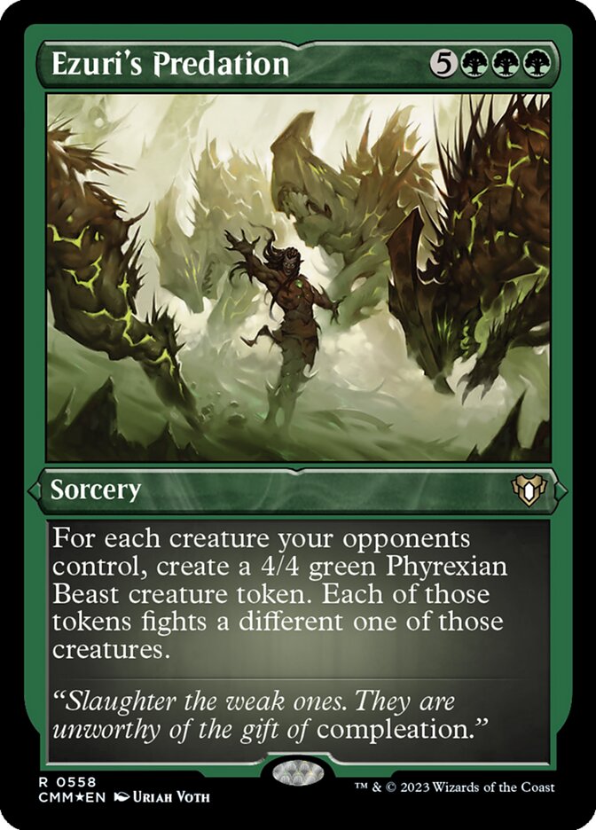 Ezuri's Predation (Foil Etched)