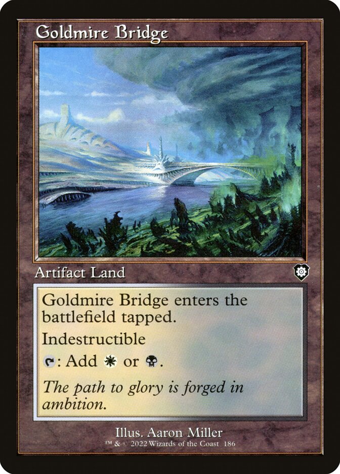 Goldmire Bridge (Retro Frame)