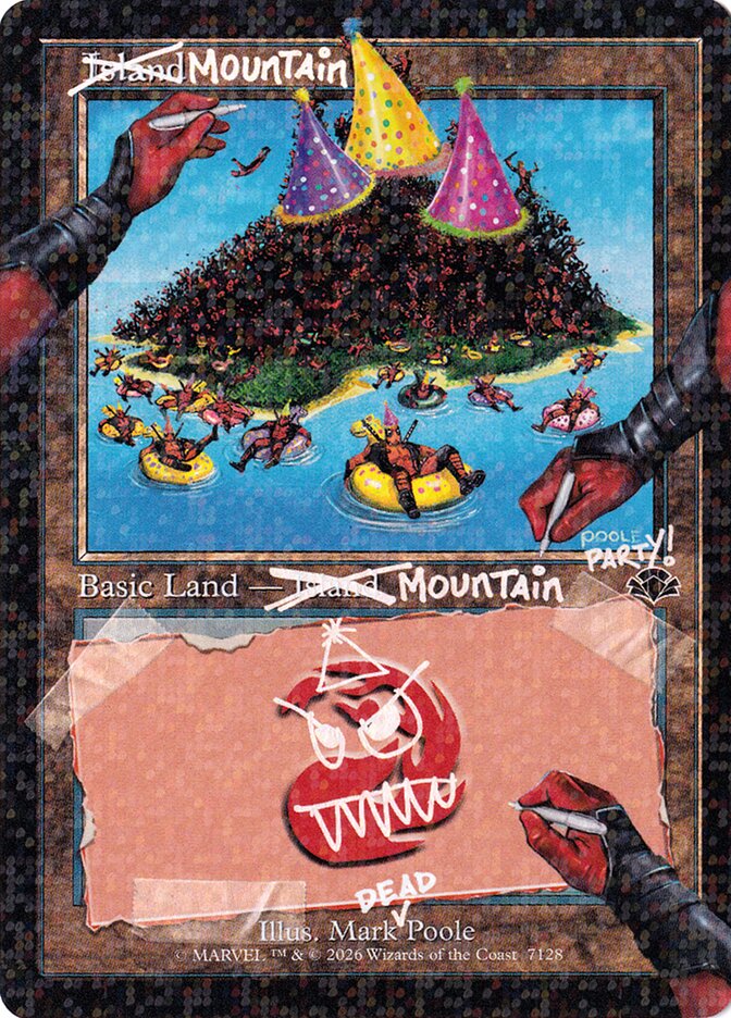 Mountain (7128) (Pool Party Foil)