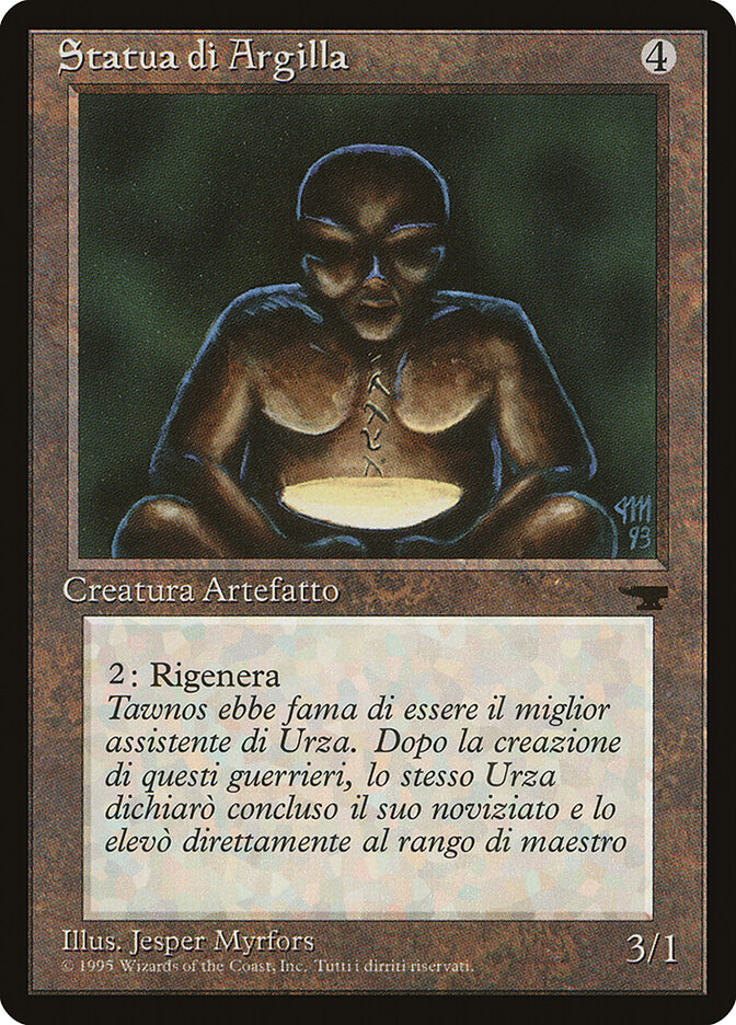 Clay Statue (Italian) - "Statua di Argilla"
