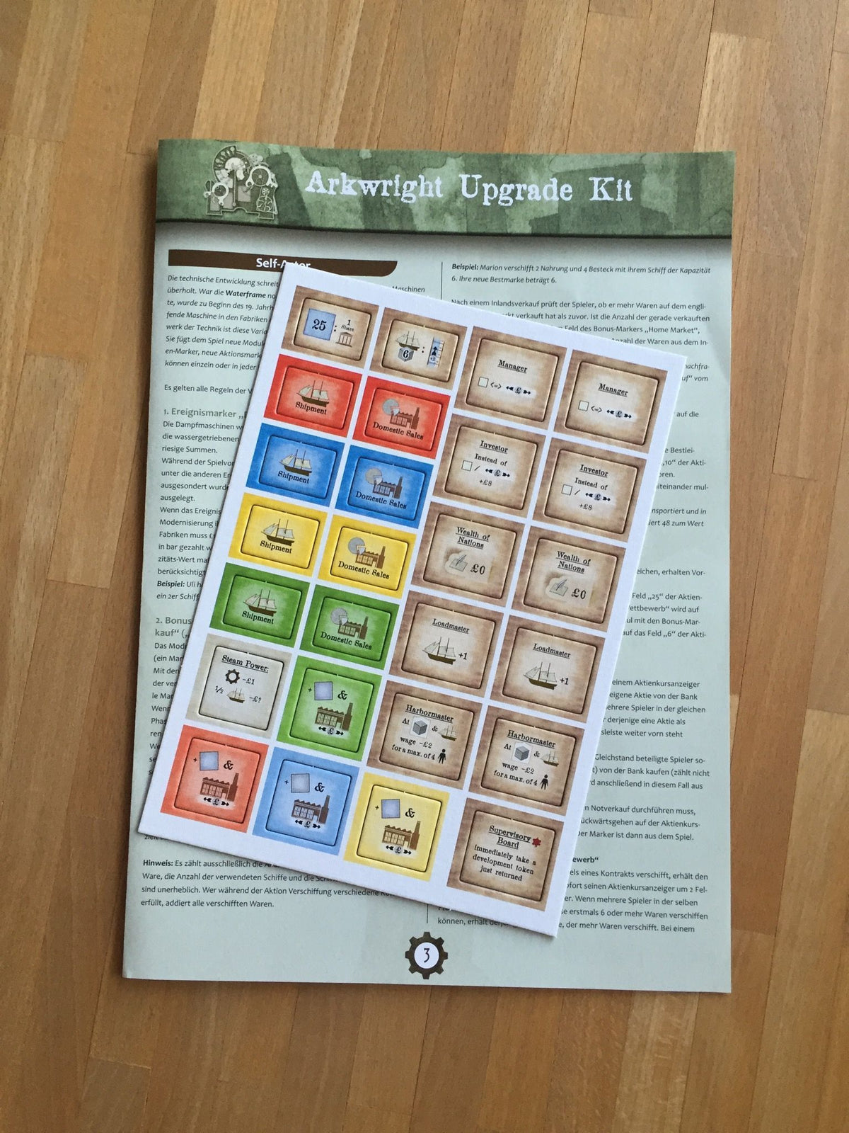 Arkwright: Second edition upgrade kit