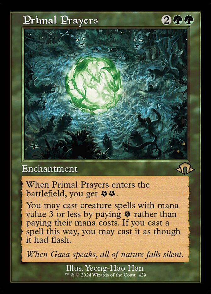 Primal Prayers (Retro Frame)