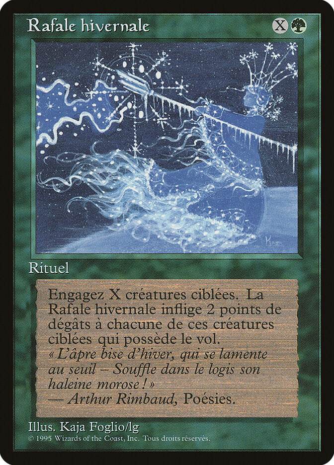 Winter Blast (French) - "Rafale hivernale"