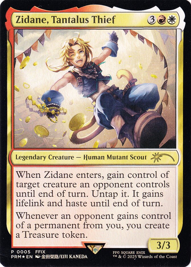 Zidane, Tantalus Thief