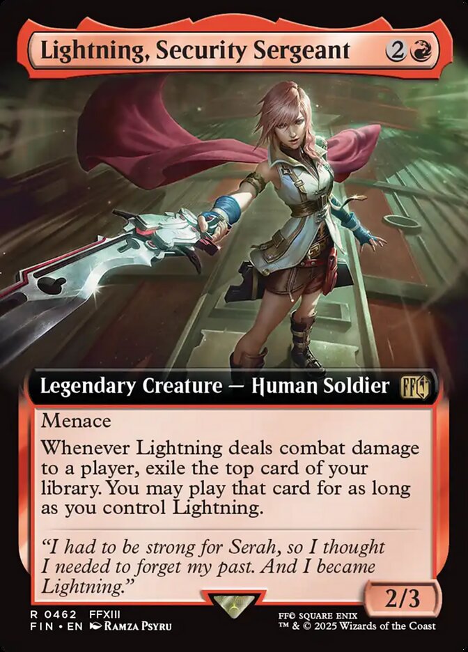 Lightning, Security Sergeant (Extended Art)