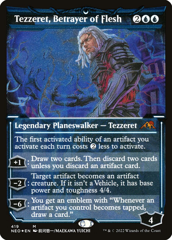 Tezzeret, Betrayer of Flesh (Showcase) (Foil Etched)