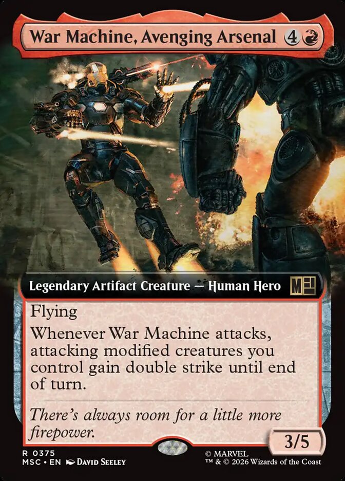 War Machine, Avenging Arsenal (Extended Art)