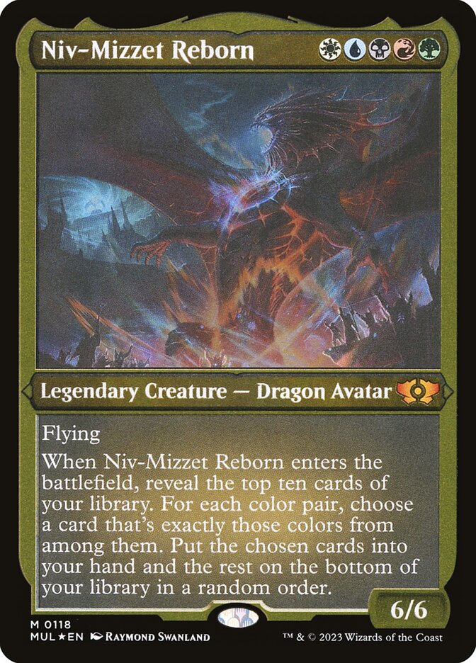 Niv-Mizzet Reborn (Foil Etched)