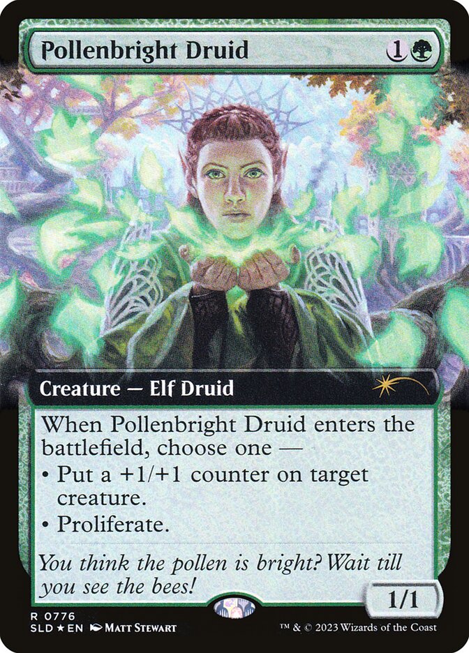 Pollenbright Druid (Extended Art)