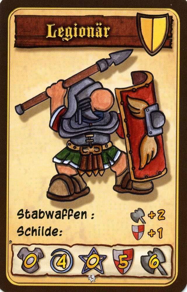 Kleine Helden promo card "Legionär"