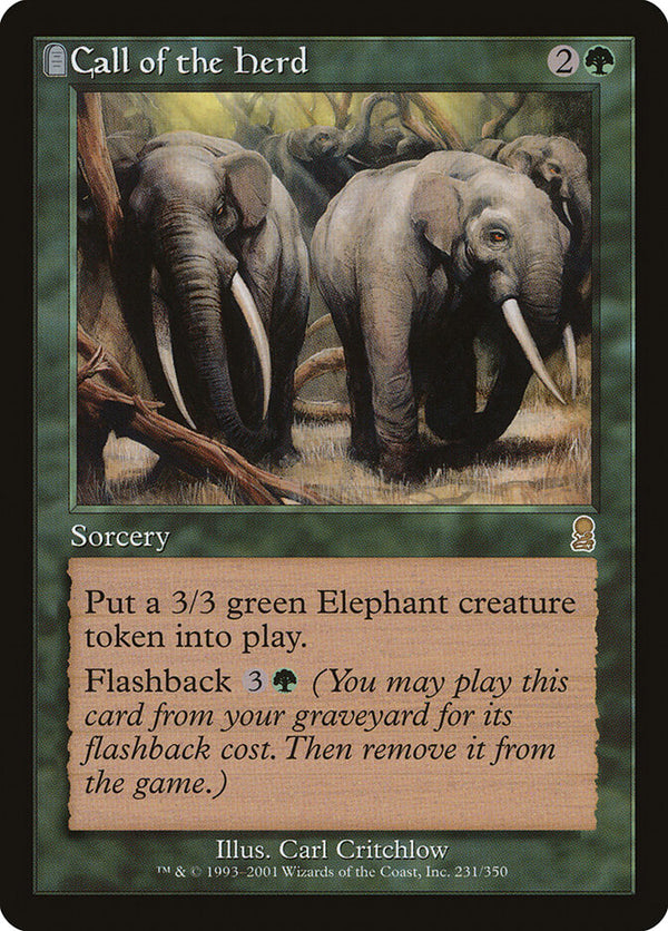 Call of the Herd - Magic: The Gathering