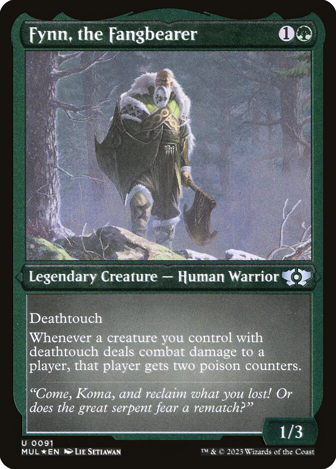 Fynn, the Fangbearer (Foil Etched)
