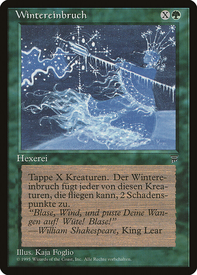 Winter Blast (German) - "Wintereinbruch"