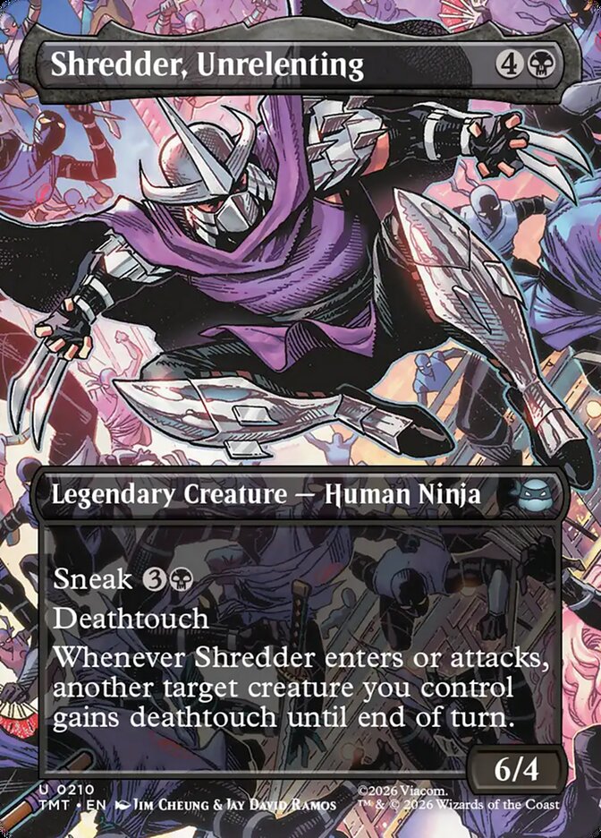 Shredder, Unrelenting (Borderless)