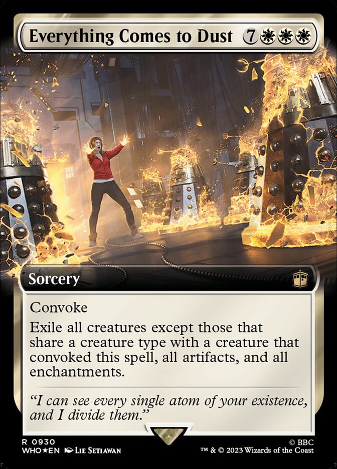 Everything Comes to Dust (Extended Art) (Surge Foil)
