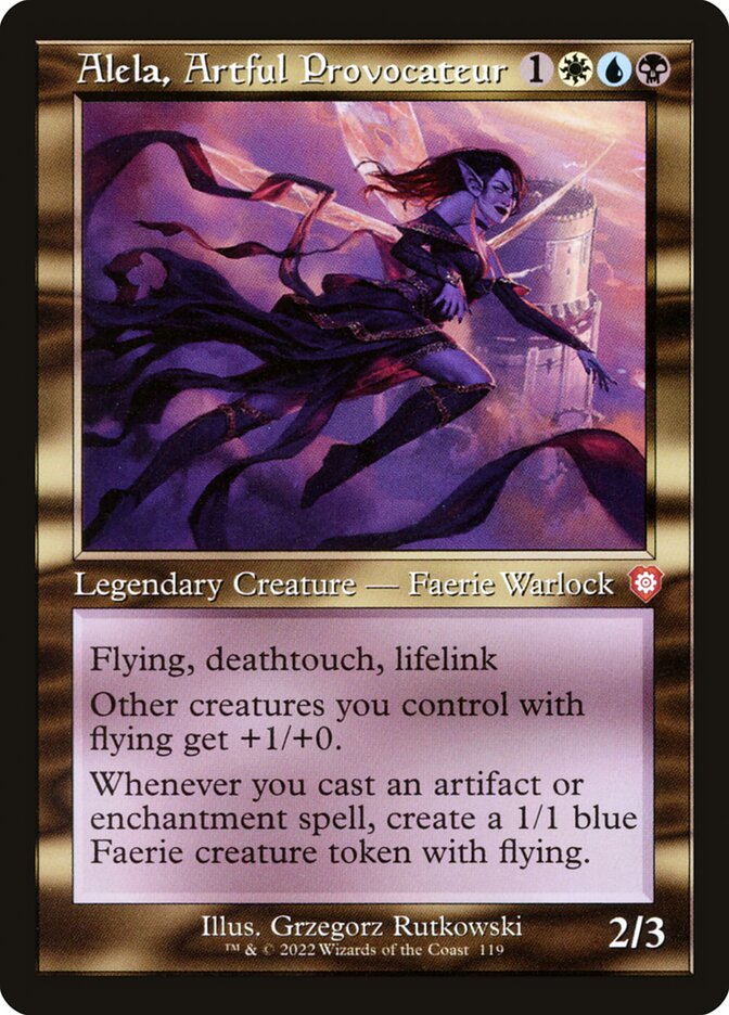 Alela, Artful Provocateur (Retro Frame)
