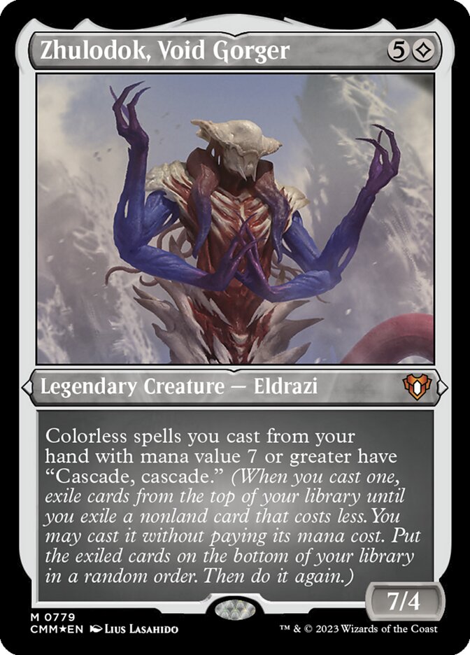 Zhulodok, Void Gorger (Display Commander) (Foil Etched) - Thick Stock