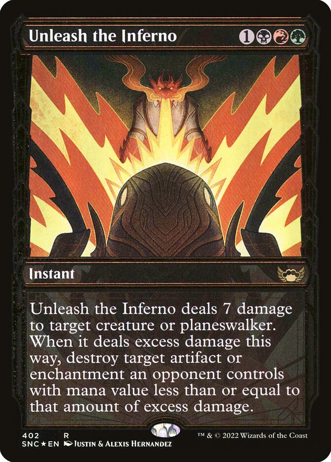 Unleash the Inferno (Gilded Foil)