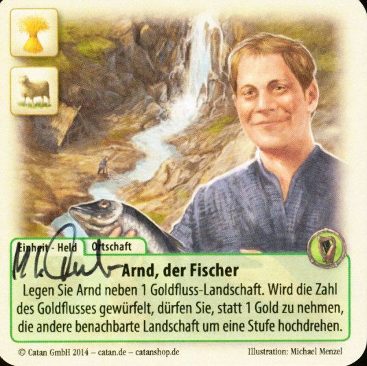 Die Fürsten von Catan: Sonderkarte 2014 – Arnd, der Fischer