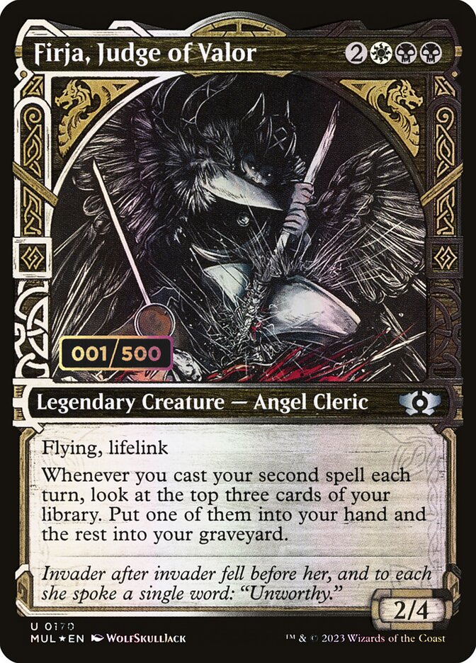 Firja, Judge of Valor (Serial Numbered)