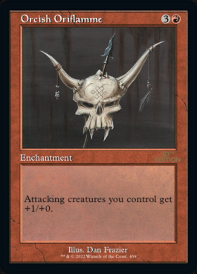 Orcish Oriflamme (Retro Frame)