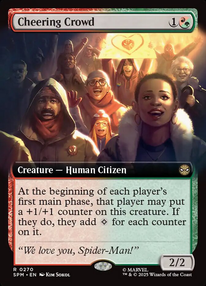 Cheering Crowd (Extended Art)