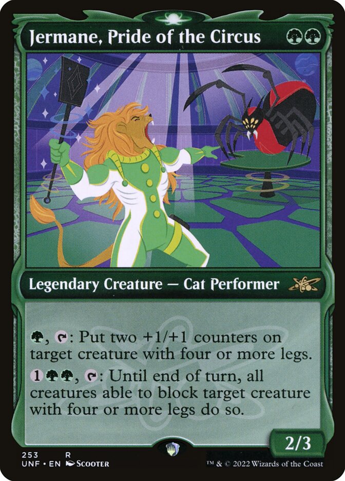 Jermane, Pride of the Circus (Showcase)