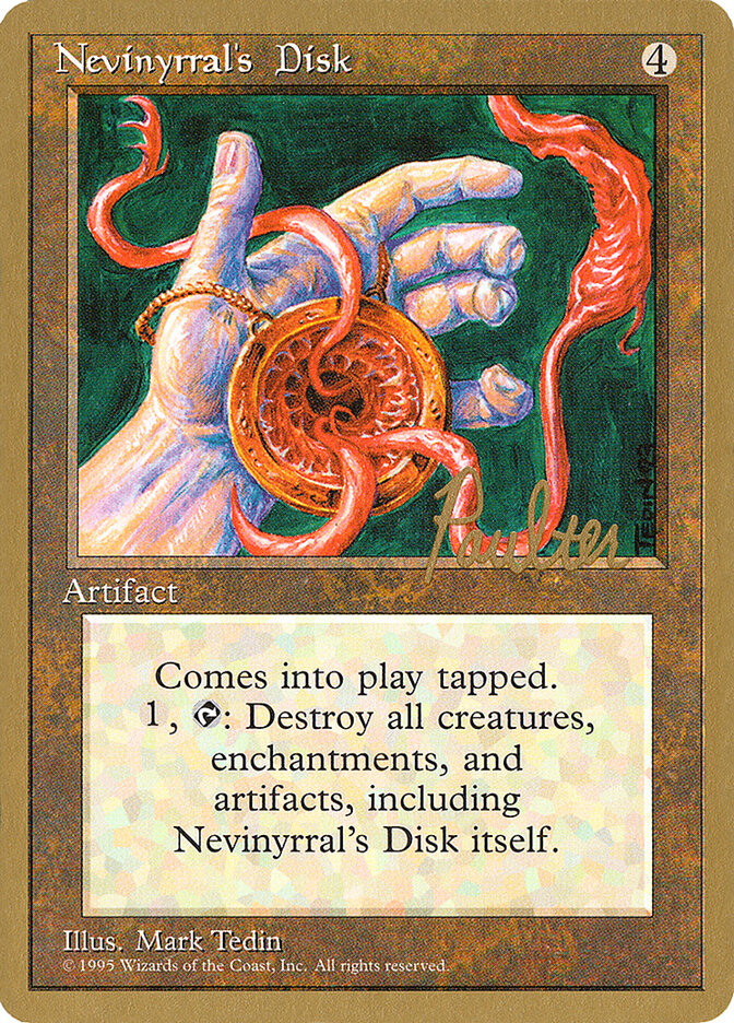 Nevinyrral's Disk - 1996 Preston Poulter (4ED)