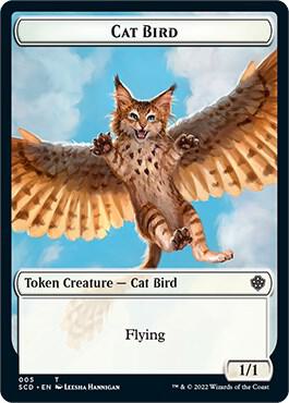 Cat Bird // Faerie Double-Sided Token - Magic: The Gathering