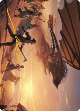 Take Flight Art Card (Gold-Stamped Signature)