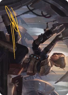 Thopter Mechanic Art Card (Gold-Stamped Signature)