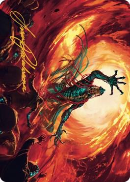 Gix, Yawgmoth Praetor Art Card (Gold-Stamped Signature)