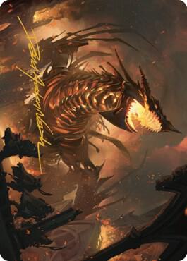 The Fall of Kroog Art Card (Gold-Stamped Signature)