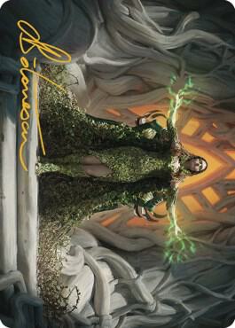 Titania, Voice of Gaea Art Card (Gold-Stamped Signature)