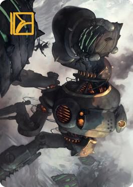 Rust Goliath Art Card (Gold-Stamped Signature)
